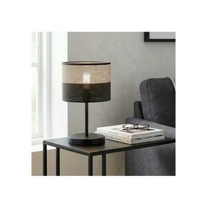 EMIBIG Asztali lámpa KARBON 1xE27/15W/230V fekete/szürke 1652/LN1 kép