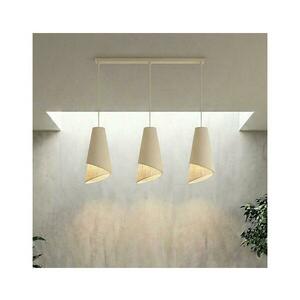 EMIBIG Kábelcsillár MODA 3xE27/15W/230V bézs/rattan 1620/3 kép