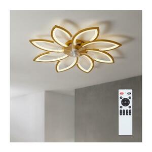 Brilagi - LED fényerőszabályozható mennyezeti látor LED/43W/230V Ø 90 cm arany + távirányító WF-OSD-030 kép