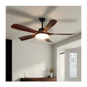 Brilagi - Dimmelhető LED mennyezeti látor LED/34W/230V 132 cm fekete/barna +távirányító WF-OSD-191 kép