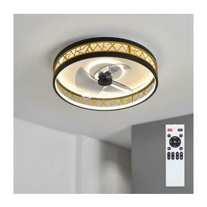 Brilagi - LED dimmelhető mennyezeti látor LED/34W/230V 50 cm fekete/arany + távirányító WF-OSD-162 kép