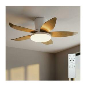 Brilagi - LED fényerőszabályozható mennyezeti látor LED/32W/230V 95 cm fehér/barna + távirányító WF-OSD-184 kép