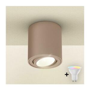 Brilagi - LED RGBW dimmelhető spotlámpa MIA 1xGU10/4, 8W/230V 84x80 mm bézs BG2280+AI2382 kép