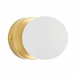 Fehér-aranyszínű fém fali lámpa ø 8 cm Brisia – Kave Home kép