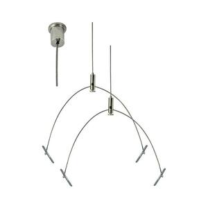 e2 elektro - 150 cm-es függesztő drótkábelek készlete, fényes króm 10478848 kép