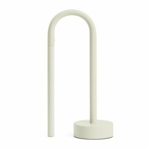 Elefántcsont színű fém LED asztali lámpa (magasság 30 cm) Bow – Kave Home kép