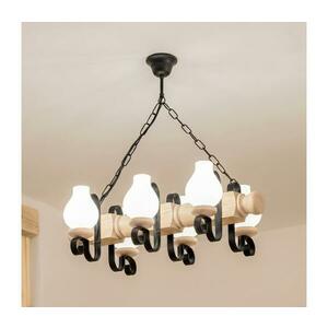 Brilagi - RUSTIC láncos csillár 6xE14/40W/230V tölgy EX-01099 kép
