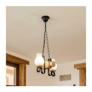 Brilagi - RUSTIC láncos csillár 2xE14/40W/230V tölgy EX-01100 kép