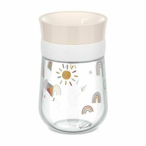 Bézs műanyag gyerek bögre 300 ml Sunshine & Rainbow – Mepal kép