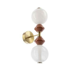 LED fali lámpa FLORES 2xLED/5W/230V arany/barna 22-50700 kép