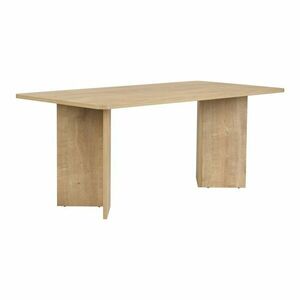 Étkezőasztal tölgyfa dekorral 90x180 cm Linza – Kalune Design kép