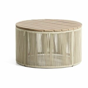 Kerek kerti dohányzóasztal akácfa asztallappal ø 70 cm Dandara – Kave Home kép