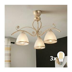 Brilagi - LED felületre szerelt csillár ANTICO 3xE27/60W/230V, fehér patinás 8590828036852 kép