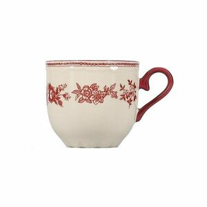Borvörös-elefántcsont színű porcelán csésze 215 ml Cyril – S|P Collection kép