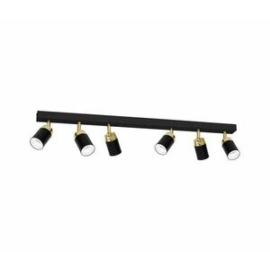 Spotlámpa RENO 6xGU10/8W/230V fekete/arany 5167 kép