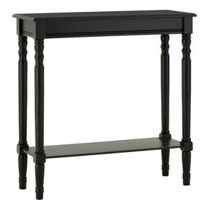 Fekete borovi fenyő konzolasztal 30x80 cm Heritage – Premier Housewares kép