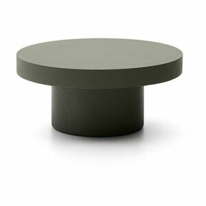 Beton kerek kerti dohányzóasztal ø 66 cm Aiguablava – Kave Home kép