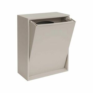 Világosszürke újrahasznosított műanyag szelektív-fali szemetes Recycling Box – ReCollector kép