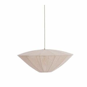 Krémszínű függőlámpa textil búrával Satilla – Light & Living kép