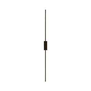 LED fali lámpa AISHA, 20W/230V, 4000K, 120 cm, fekete 333971 kép