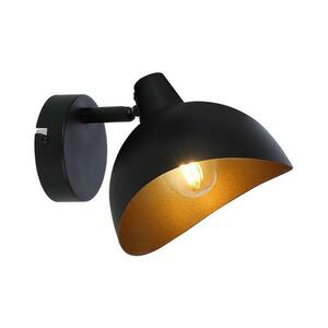 Brilliant - Fali spotlámpa LAYTON 1xE14/25W/230V fekete/arany HK17331S86 kép