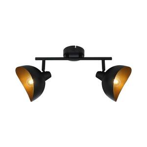 Brilliant - LAYTON irányítható spotlámpa 2xE14/25W/230V fekete/arany HK17332S86 kép