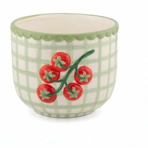 Porcelán kézzel festett kaspó ø 12 cm Tomato – Sass & Belle kép