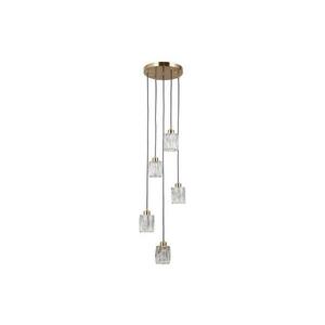 PND-40813-5R-HBR - Kábelen függesztett csillár TORNO 5xE14/40W/230V aranyszínű PND-40813-5R-HBR kép