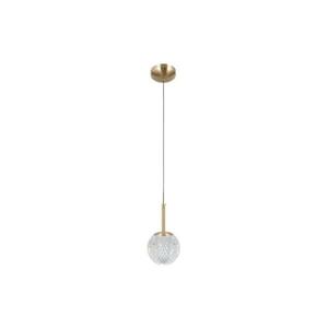 PND-40827-1-HBR-CL - PADRI kábellel függesztett függőlámpa 1xG9/5W/230V aranyszínű PND-40827-1-HBR-CL kép