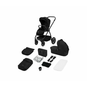 Lionelo - MERIL 2 az 1-ben kombinált babakocsi Black Onyx 5903771720120 kép