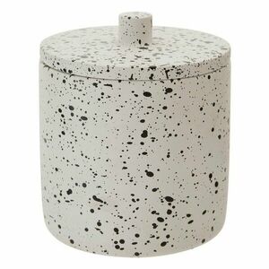 Krémszínű beton fürdőszobai rendszerező vattakorongokhoz Mozie – Premier Housewares kép
