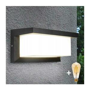 Brilagi LED dimmelhető kültéri fali lámpa NEELY 1xE27/6W/230V 2700-6500K IP54 antracit BW0296+AI0601 kép