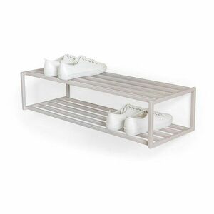 Szürkésbarna acél függő cipőtartó 78x20, 5x30, 5 cm School – Spinder Design kép