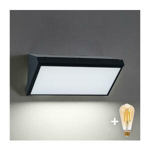 Brilagi-LED Fényerőszabályozható kültéri fali lámpa TRIANGLE 1xE27/6W/230V 2700-6500K IP65 fekete BG1022+AI0601 kép