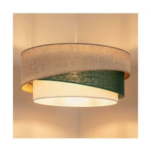 Brilagi - ARROW kábeles függőlámpa 1xE27/60W/230V Ø 45 cm bézs/zöld/fehér 8590828052883 kép