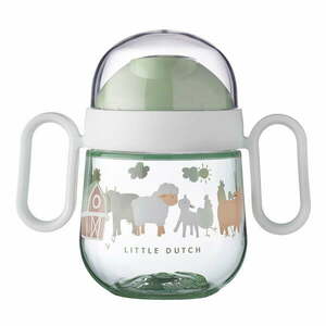 Világoszöld tritán gyerek bögre 200 ml Little Farm by Little Dutch – Mepal kép