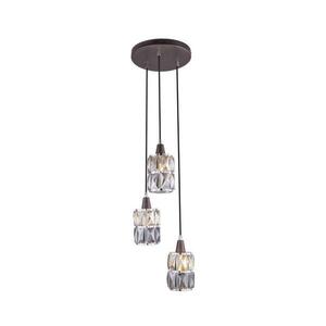 Globo 15761-3 - Kristály csillár zsinóron WOLLI 3xE14/40W/230V 15761-3 kép