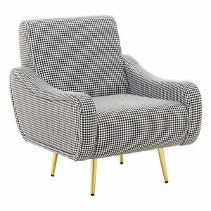 Fekete-fehér fotel Holli – Premier Housewares kép