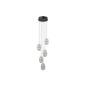 PND-34375-5-BK - LED csillár kábelen ALANI 5xLED/5, 6W/230V 3000K fekete PND-34375-5-BK kép
