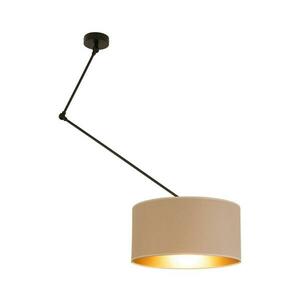 LED állítható rúdon függesztett csillár GORTA 1xE27/60W/230V bézs/arany H0289 kép