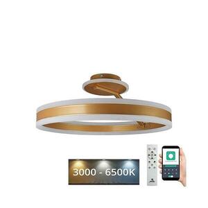 LED Dimmelhető felületre szerelhető csillár LED/86W/230V 3000-6500K arany + távirányítás TA1307/G kép