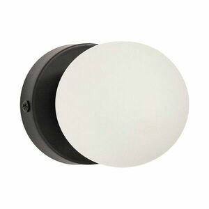 Fehér-fekete fém fali lámpa ø 8 cm Brisia – Kave Home kép