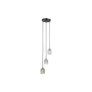PND-40813-3R-BK-HBR - Kábeles csillár TORNO 3xE14/40W/230V fekete/arany PND-40813-3R-BK-HBR kép
