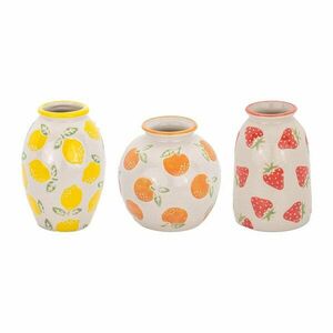Kőedény váza készlet 3 db-os (magasság 9, 5 cm) Fruit – Sass & Belle kép