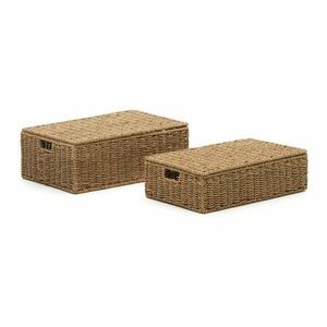 Tengerifű tárolókosár szett 2 db-os 40x60x21 cm Tossa – Kave Home kép