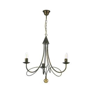ONLI - MILVIA láncra szerelt csillár 3xE14/6W/230V bronzszínű 5099/3BR kép
