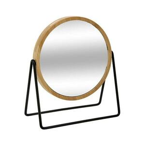 5five - SWING kerek bambusz kozmetikai tükör 20, 5x17, 5 cm 8590828005070 kép