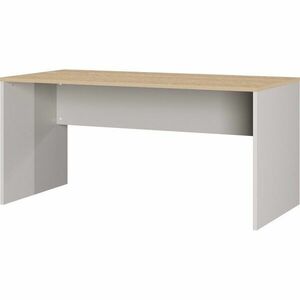 Íróasztal tölgyfa dekoros asztallappal 79x158 cm Lissabon – Germania kép