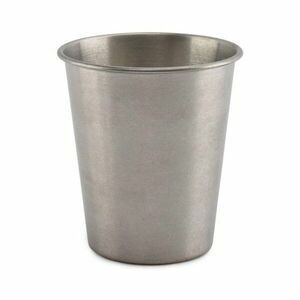 Ezüstszínű fém bögre 300 ml Serve – BonBistro kép