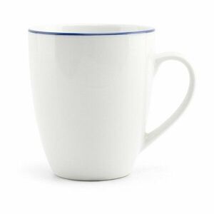 Fehér porcelán bögre 380 ml Basic White – BonBistro kép